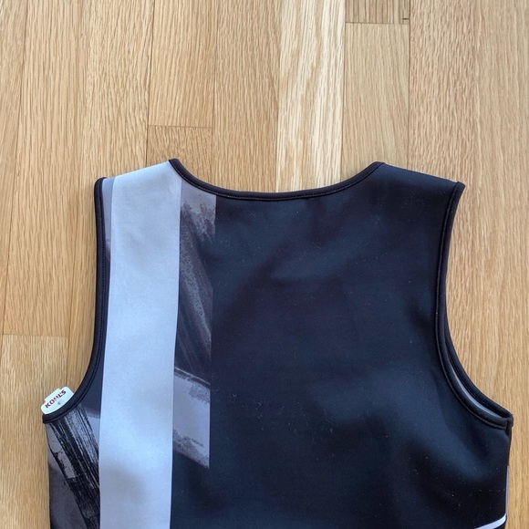 New Apt 9 Womens Sleeveless Black White Photograph Print Dress / Size 4 / NWT - Picture 5 of 7